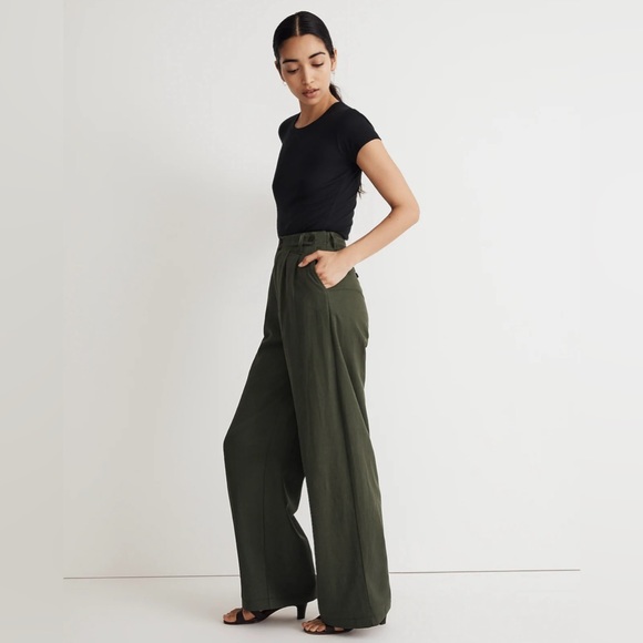 Madewell Harlow Wide-Leg Pants - Picture 2 of 10